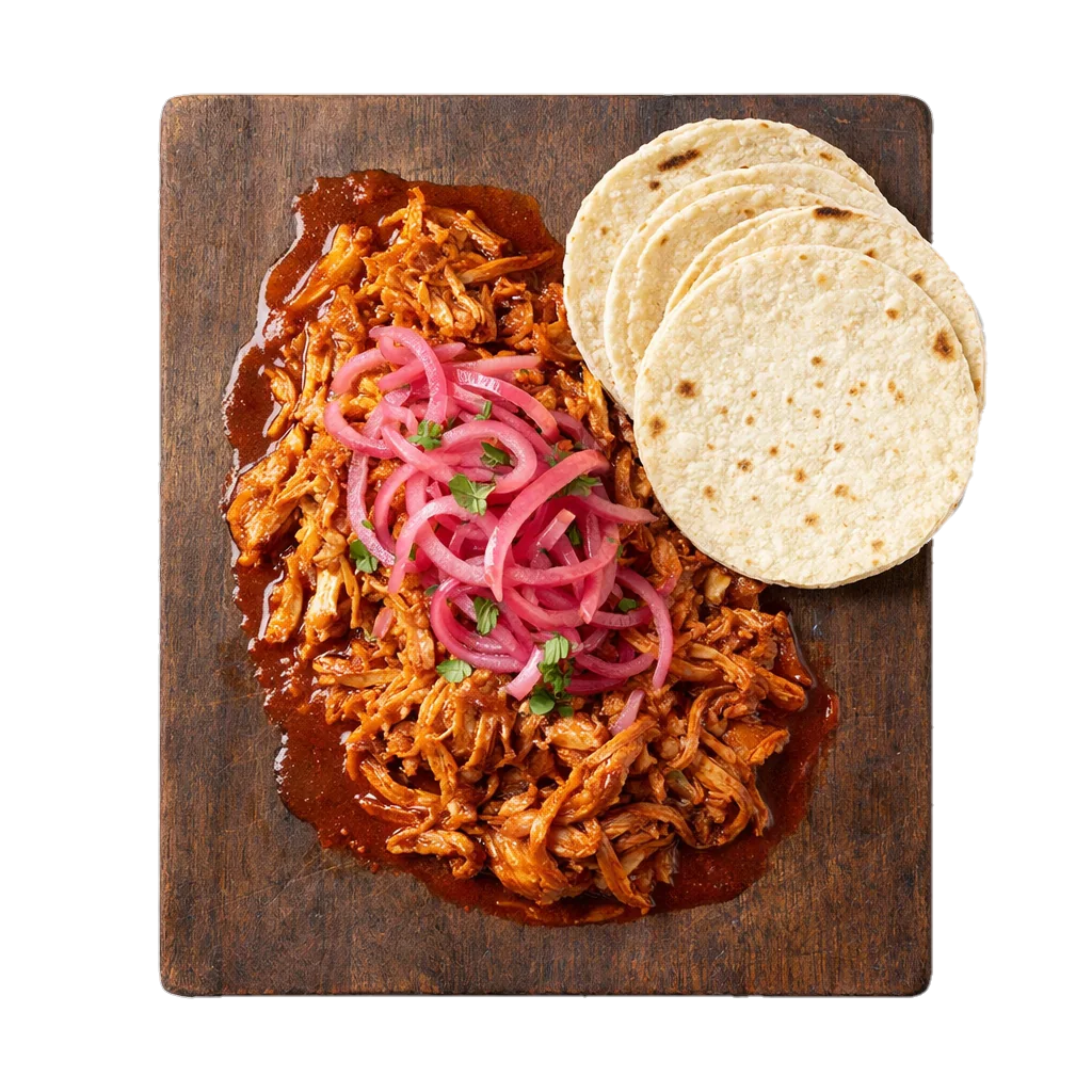 Cochinita pibil, slow-roasted